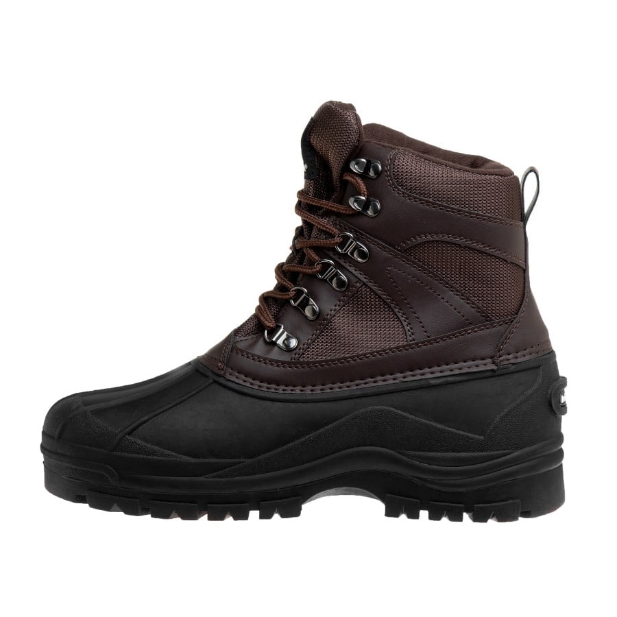 Avalanche Adult  Men Waterproof Snow Boots - Brown, 10