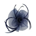 thumbnail image 5 of WCJM Hats for Women Fascinators Womens Pillbox Flower Hat for Tea Party Cocktail Ball Wedding Church Polyester Lady Headscarf Headscarfs Women Silk Disco Headband, 5 of 6