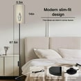 thumbnail image 2 of Modern Standing Floor Lamp four decorative vases including blue white porcelain jar figures small Dimmable Metal Pole Lamp with Linen Lampshade for Living Room LED Bulb Included, 2 of 8