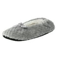 thumbnail image 2 of Oyedens Womens Memory Foam House Fuzzy Ballerina Slippers Ballet Shoes Fluffy Slip on Indoor Slippers, 2 of 5
