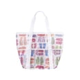 thumbnail image 2 of Bolso de playa de malla de nailon para viajes y compras | Organizador de almacenamiento transparente y transpirable para el hogar, la oficina y la piscina | Bolsa multiusos para ropa, 2 of 6