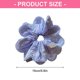 thumbnail image 3 of Elegant French Styles Imitation Pearls Scrunchie with Fabric Fashion Hair Ties For Women Teens Multiple Styling Option Yellow, 3 of 4