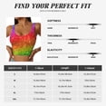 thumbnail image 5 of Uemuo Colorful Glitter Pattern Women's Sports Bra - High Impact Support, Breathable, and Comfortable Athletic Bra for Running, Yoga, and Workouts, 5 of 9