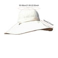 thumbnail image 3 of Fiudx Sombrero de Playa para El Sol, Sombrero de Ala Ancha para Mujer, Diseño de Cola de Caballo con La Parte Superior Hueca, Elegante Estilo Lazo, Protección Solar, Esencial para Viajes, Diseño Lige, 3 of 6