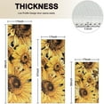 thumbnail image 4 of Yellow Sunflower Art Pattern Kitchen Rugs Sets Of 3,Kitchen Runner Rugs Non Skid Washable,Decorative Kitchen Floor Mats for Kitchen,Sink,Laundry,17"x30"+ 17"x47" + 17"x59", 4 of 6