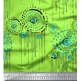 thumbnail image 1 of Soimoi Poly Georgette Fabric Brush Stroke Abstract Printed Fabric 1 Yard 42 Inch Wide, 1 of 3