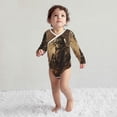 thumbnail image 4 of Xecao Apocalyptic Skull Soldier Print Baby unisex-baby Cotton Long-sleeve Bodysuits-3 Months, 4 of 6