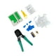 thumbnail image 5 of Alicates para cables de red Nikou Crimpadora de cabeza de cristal con pelacables batería de 9 V, 5 of 15
