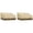 Beige 2PCS, variant on HCTSHG 2-Seater Heavy Duty Patio Bench Loveseat Cover, Waterproof Outdoor Sofa Cover, Lawn Patio Furniture Covers with Air Vent, Small(Standard), Beige & Brown