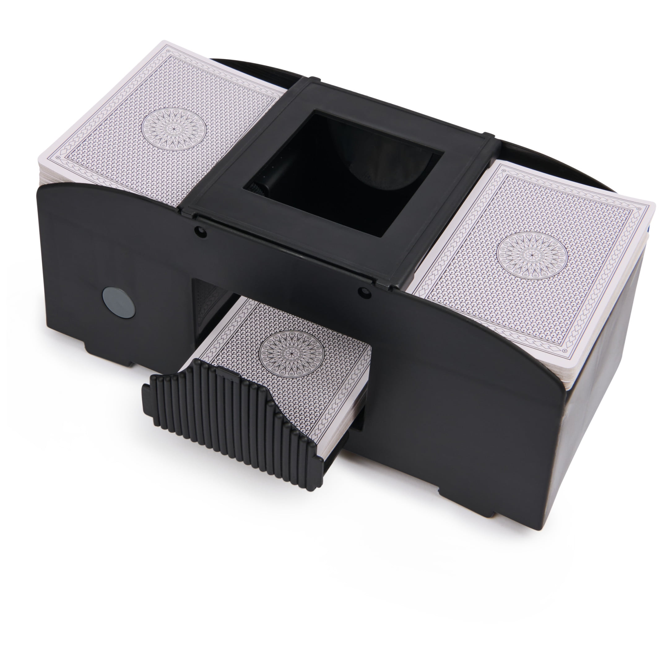 Spin Master Games Automatic Card Shuffler (2 Decks), Requires 4 AA Batteries (Not Included), for Ages 8 and up