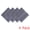 Grey, variant on Unique Bargains Solid Cotton 13" x 13" Soft Absorbent Reusable Washcloths Grey 4pk