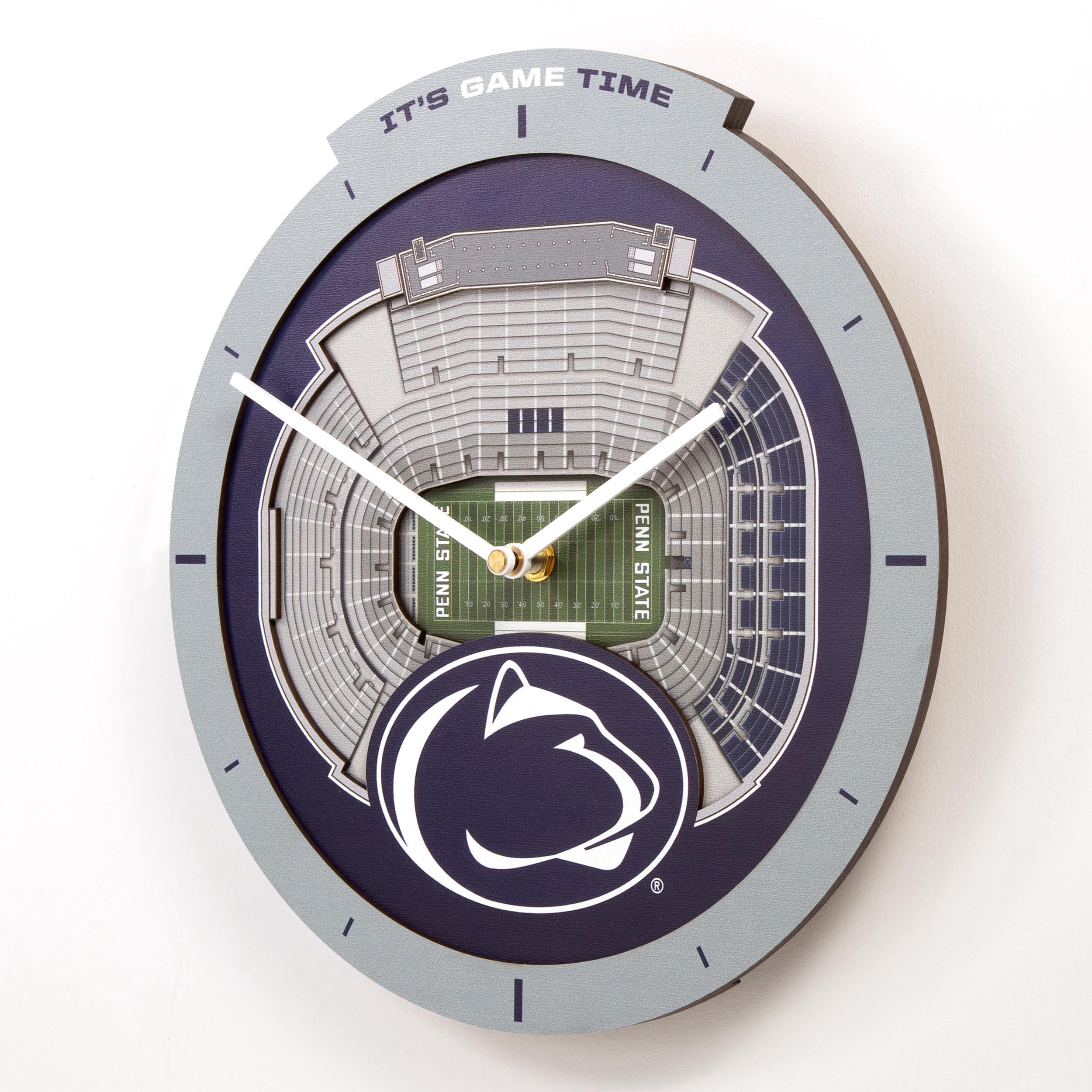 YouTheFan NCAA Penn State Nittany Lions Stadiumview 3D Wall Clock