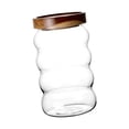 thumbnail image 2 of Tarro de almacenamiento de vidrio, botella de almacenamiento sellada tarro de almacenamiento de alimentos transparente, tanque de almacenamiento para Hilo de 700ML perfecl tarro de almacenamiento, 2 of 8