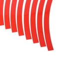 thumbnail image 5 of 20pcs Red Fit 20" Wheel Motorcycle Car Bike Wheel Rim Sticker Strips Reflective Tape, 5 of 6