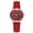 BS36_Red, variant on Womens Watches 2026 Classic Quartz Watch with Leather Strap Vintage Small Face Round Watches Birthday Gift for Ladies Red