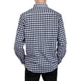 thumbnail image 4 of SAYFUT Plaid Button Up Shirt Faded Glory Men Flannel Shirt Button Down Long Sleeve Big and Tall L-4XL Plaid Shirt, 4 of 8