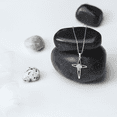 thumbnail image 2 of Verozi 925 Sterling Silver Northstar Cross Necklace for Women, Cubic Zirconia AAAAA Pendant Necklace, Mother's Day Gift, 18'' Chain, 2 of 6