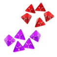 thumbnail image 1 of de dados poliédricos de 10x Dados de de 4 para s de copa DND, 1 of 9