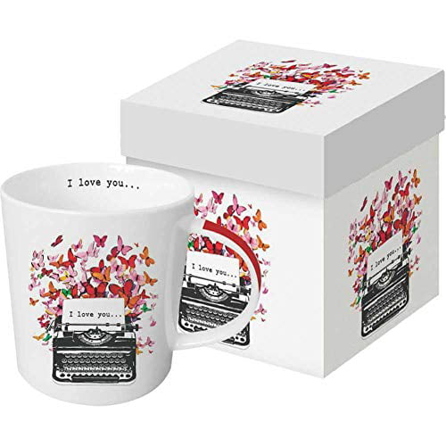 Multicolor 5 x 4 x 4 Paperproducts Design Mug In Gift Box Featuring Snowfall Cats Design