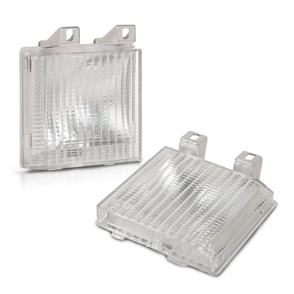 CROSSDESIGN Turn Signal Light Side Corner Marker Lamp Pair Fit for 1987-1988 Chevy Blazer/1983-1986 GMC C1500 C2500 C3500/1983-1988 GMC Jimmy 918045, 918046, GM2520110, GM2521110