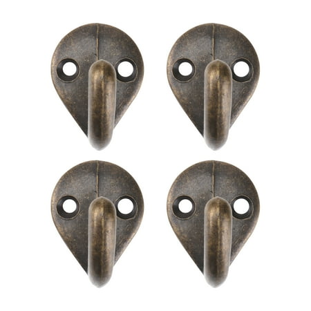 

4Pcs Vintage Storage Hook Wall Decorative Hook Delicate Clothes Holding Hanger