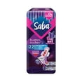 thumbnail image 1 of Toallas femeninas Saba Buenas Noches ultradelgada nocturna extra larga con alas flujo súper abundante22 pzas, 1 of 5