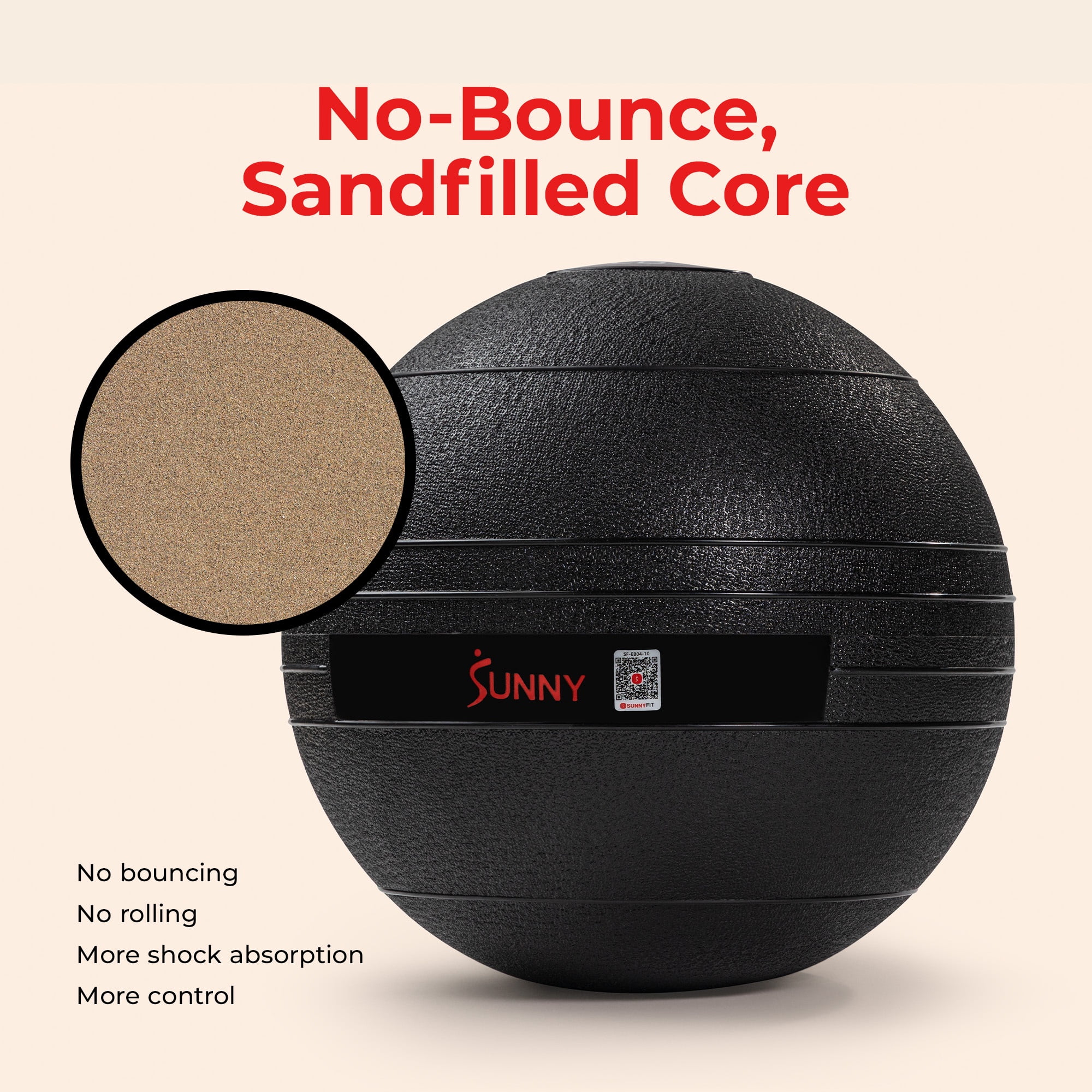Sunny Health & Fitness Slam Ball - 10 Lbs
