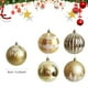 thumbnail image 3 of Juego de 9 Bolas Navideñas Irrompibles de Plástico Dorado de 8 Cm para Decorar Árboles de Navidad, Fiestas y Bodas., 3 of 6