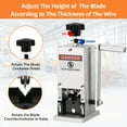 thumbnail image 4 of Wire Stripper Machine, Wire Stripping for 0.05-0.1 Inch (1.5-25mm), Wire Stripping Machine Hassle-Free Copper Wire Strippers for Scrap Cable Copper Recycling, 4 of 8