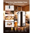 thumbnail image 2 of VEVOR Electric Brewing System, 8 Gal/30 L Brewing Capacity, All-in-One Home Beer Brewer with Pump, Mash Boil Device with Panel, Auto/Manual Mode 100-1800W Power 25-100℃ Temp 1-180 min Timer Recipe Me, 2 of 10