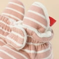 thumbnail image 7 of newwalpole Infant Baby Boy Girl Cozy Fleece Bootie Newborn Stay On Slipper Winter Warm Gripper Non-Slip Crib Shoes Pink for Size 4.5, 7 of 7