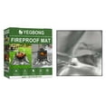 thumbnail image 2 of Fireproof Mat Fire Grill Mats Protector Pad For Outdoor Wood Patio Floor Grass, 2 of 9