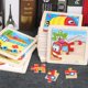 thumbnail image 5 of 1 juego de rompecabezas para niños, bonito aspecto de madera, multifuncional, 5 of 5