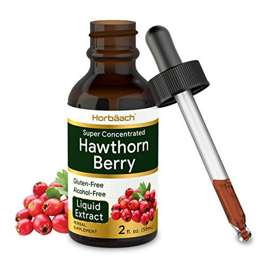 Hawthorn Berry Extract 2 fl oz Alcohol Free Hawthorne Liquid