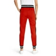 thumbnail image 2 of Hat and Beyond Mens Premium Two Tone Side Stripe Track Pants Slim Fit Stretch, 2 of 6