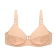 thumbnail image 5 of Ytndtr Plus Size Wireless Bra for Women Full Coverage Comfort Bralette Adjustable Straps Smooth Bra Everyday Lingerie, 5 of 5