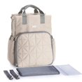 thumbnail image 1 of Mochila cambiadora multifuncional impermeable para bebé, con cambiador, correas para cochecito, bolsa a prueba de golpes para computadora portátil, bolsas con aislamiento para biberones,, 1 of 7