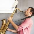 thumbnail image 4 of Metal Saxophone Lyre Marching Saxophone Lyre Music Book Clamp-on Holder Instrument Accessory, 4 of 9
