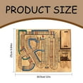 thumbnail image 3 of Cribbage War Game Wooden Cribbage Board Game Set Has A Storage For Cards And Travel Portable Cribbage Game Sets For Family, 3 of 9