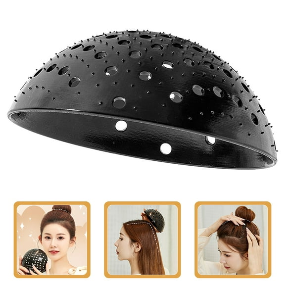 LOLIPPYY Black Silicone Hair Pad for Volume Increase and Hair Bump Styling Tool Invisible and Lightweight