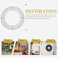thumbnail image 7 of LOLIPPYY 2-Pack Round Wreath Form Backdrop Stand, Circular Flower Wreath Holder Frame for Home, Wedding and Event Decoration, 7 of 7