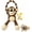 Brown Monkey, variant on Orange Giraffe Calming Dog Toy with Rope – Durable Stuffed Dog Toy with Built-in Squeaker, Interactive Chew Toy for Small and Medium Breeds (Orange Giraffe)