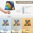 thumbnail image 5 of Rainbow and Hearts LED Desk Lamp Table Lamp USB Bedside Nightstand Small Lamp for Bedroom Living Room Kids Room, 5 of 8