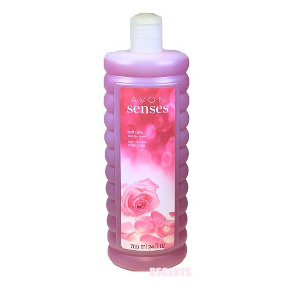 Avon Avon Senses Soft Pink Bubble Bath Product Of Avon Bainmousse