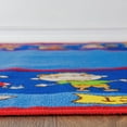 thumbnail image 3 of World Rug Gallery Kids Educational Learning Non Slip Area Rug - MULTI 7'10"x10', 3 of 9