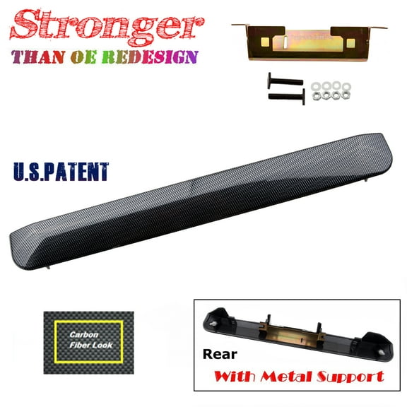 For 04-06 Scion xb 1.5L Chrome Liftgate Tailgate Handle Garnish Hatch Carbon Fiber 04 05 06