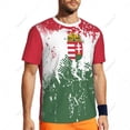 thumbnail image 5 of Exclusive design Hungary Flag Grain 3D Printed Men For Running Bike Soccer Tennis Fitness Sports jersey Mesh Fans Short T-shirt, 5 of 10