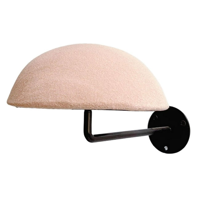 HILABEE Modern Hat Display Rack Sturdy Wall Mount for Living Room Adults Men Khaki