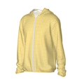thumbnail image 2 of Easygdp Yellow Gingham Lightweight Long Sleeve Sun Shirt Sports long-Sleeved Sun Protective Clothing, Quick Drying Breathable - XX-Large, 2 of 9