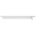 thumbnail image 4 of Ekena Millwork 3"W x 18"D x 2"H Heaton Hidden Support Steel Bracket w/ 14" Support Depth, White Primer, 4 of 11